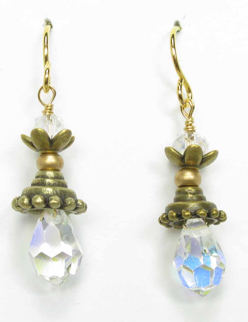 Pixie Earrings in Crystal